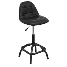 Load image into Gallery viewer, Sealey Workshop Stool Pneumatic, Adjustable Height Swivel Seat &amp; Back Rest (660-800mm)
