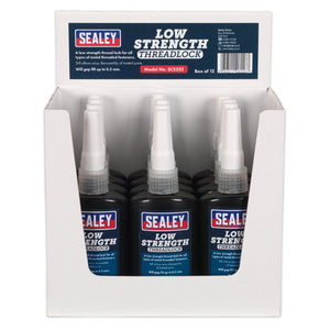 Sealey Thread Lock Low Strength 50ml - Pack of 12