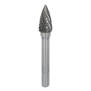 Sealey Tungsten Carbide Rotary Burr Arc Pointed Nose 10mm