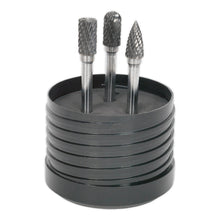 Load image into Gallery viewer, Sealey Tungsten Carbide Rotary Burr Set 3pc
