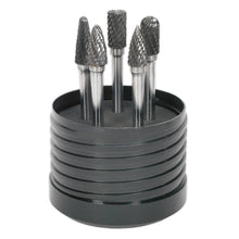 Load image into Gallery viewer, Sealey Tungsten Carbide Rotary Burr Set 5pc
