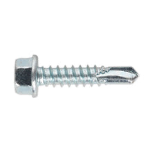 Load image into Gallery viewer, Sealey Self-Drilling Screw 5.5 x 25mm Hex Head Zinc - Pack of 100
