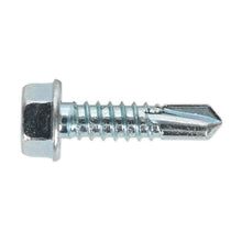 Load image into Gallery viewer, Sealey Self-Drilling Screw 6.3 x 25mm Hex Head Zinc - Pack of 100
