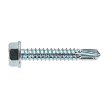 Load image into Gallery viewer, Sealey Self-Drilling Screw 6.3 x 38mm Hex Head Zinc - Pack of 100
