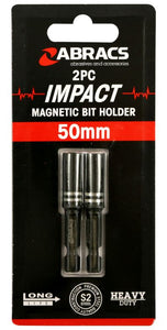 Abracs 50mm Magnetic Bit Holder (2pc)