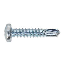 Load image into Gallery viewer, Sealey Self-Drilling Screw 4.8 x 25mm Pan Head Phillips Zinc - Pack of 100

