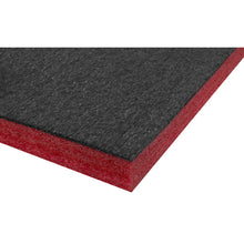 Load image into Gallery viewer, Sealey Easy Peel Shadow Foam Red/Black 1200 x 550 x 30mm
