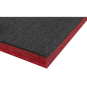 Sealey Easy Peel Shadow Foam Red/Black 1200 x 550 x 30mm