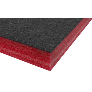 Sealey Easy Peel Shadow Foam Red/Black 1200 x 550 x 50mm