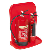 Load image into Gallery viewer, Sealey Fire Extinguisher Stand - Double
