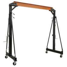 Load image into Gallery viewer, Sealey Portable Lifting Gantry Crane Adjustable 2 Tonne &amp; Hoist Combo
