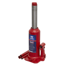 Load image into Gallery viewer, Sealey Bottle Jack 10 Tonne (Min/Max Height - 222/447mm)
