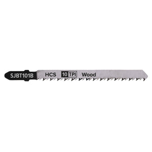 Sealey Jigsaw Blade 100mm - Hard Wood  10tpi - Pack of 5
