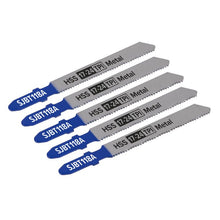 Load image into Gallery viewer, Sealey Jigsaw Blade 92mm - Metal 17-24tpi - Pack of 5
