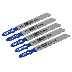 Sealey Jigsaw Blade 92mm - Metal 11-14tpi - Pack of 5