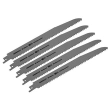 Load image into Gallery viewer, Sealey Reciprocating Saw Blade Multipurpose 230mm (9&quot;) 5-8tpi - Pack of 5
