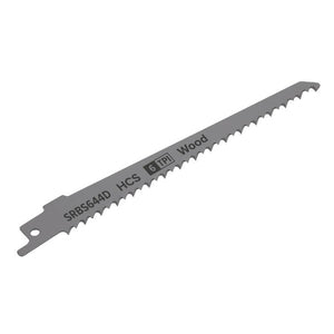 Sealey Reciprocating Saw Blade Clean Wood 150mm (6") 6tpi - Pack of 5