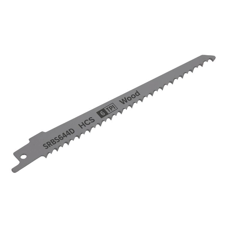Sealey Reciprocating Saw Blade Clean Wood 150mm (6