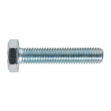 Load image into Gallery viewer, Sealey HT Zinc Setscrew DIN 933 - M10 x 50mm - Grade 8.8 - Pack of 25
