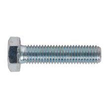 Load image into Gallery viewer, Sealey HT Zinc Setscrew DIN 933 - M12 x 50mm - Grade 8.8 - Pack of 25
