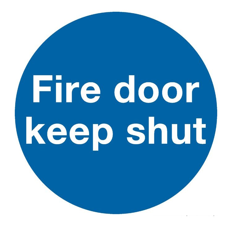 Sealey Mandatory Safety Sign - Fire Door Keep Shut