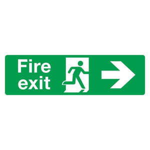 Sealey Safe Conditions Safety Sign - Fire Exit (Right)