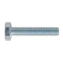 Load image into Gallery viewer, Sealey HT Zinc Setscrew DIN 933 - M4 x 20mm - Grade 8.8 - Pack of 50
