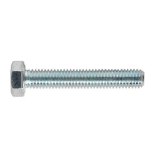 Load image into Gallery viewer, Sealey HT Zinc Setscrew DIN 933 - M5 x 30mm - Grade 8.8 - Pack of 50
