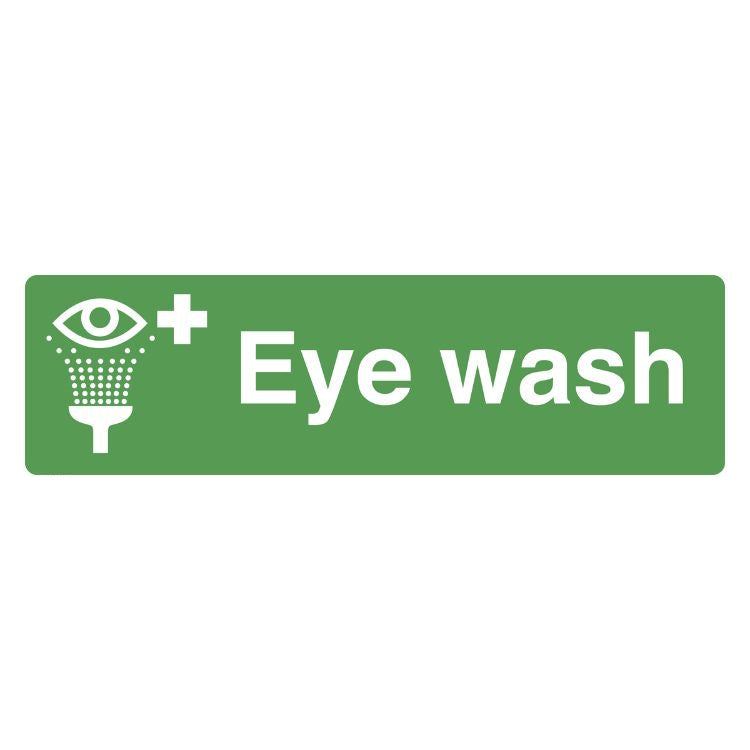 Sealey Safe Conditions Safety Sign - Eye Wash