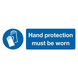 Sealey Mandatory Safety Sign - Hand Protection Must Be Worn