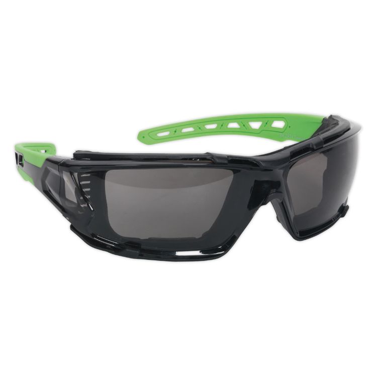 Sealey Safety Spectacles, EVA Foam Lining - Anti-Glare Lens