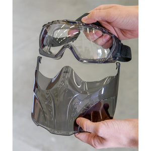 Sealey Safety Goggles, Detachable Face Shield