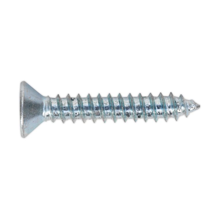 Sealey Self Tapping Screw 4.2 x 25mm Countersunk Pozi - Pack of 100