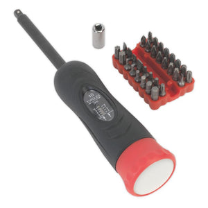 Sealey Torque Screwdriver Set 34pc 2-10Nm 1/4" Sq Drive (Premier)