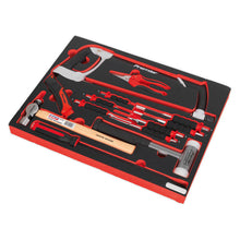 Load image into Gallery viewer, Sealey Tool Tray, Hacksaw, Hammers &amp; Punches 13pc (Premier)
