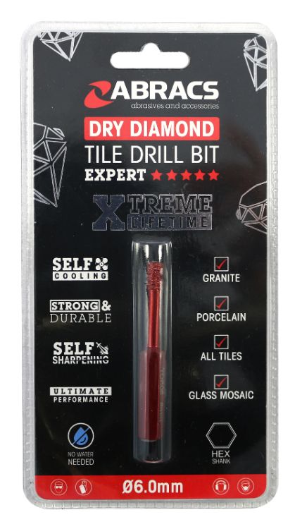 Abracs Diamond Tile Drill Bit 6mm