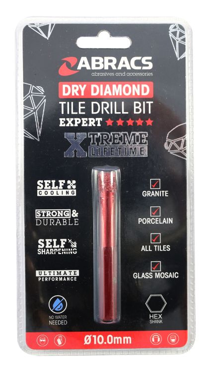 Abracs Diamond Tile Drill Bit 10mm