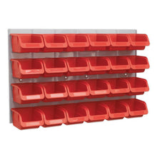 Load image into Gallery viewer, Sealey Bin &amp; Panel Combination 24 Bins - Red
