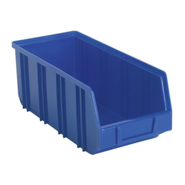 Sealey Plastic Storage Bin Deep 145 x 335 x 125mm Blue - Pack of 16