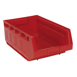 Sealey Plastic Storage Bin 310 x 500 x 190mm Red - Pack of 6