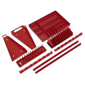 Sealey Tool Storage Organiser Set 9pc (Red) (Premier)