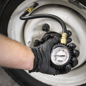 Sealey Tyre Pressure Gauge, Clip-On Chuck 0-7bar(0-100psi)
