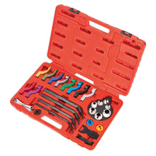 Load image into Gallery viewer, Sealey Fuel &amp; Air Conditioning Disconnection Tool Kit 27pc

