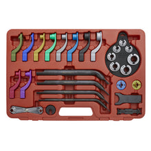 Load image into Gallery viewer, Sealey Fuel &amp; Air Conditioning Disconnection Tool Kit 27pc

