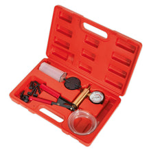 Load image into Gallery viewer, Sealey Vacuum Tester &amp; Brake Bleeding Kit in Storage Case (VS402)

