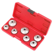 Load image into Gallery viewer, Sealey Oil Filter Cap Wrench Set 7pc
