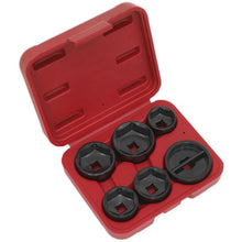 Load image into Gallery viewer, Sealey Oil Filter Cap Wrench Set 6pc
