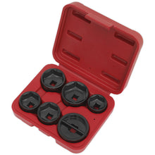 Load image into Gallery viewer, Sealey Oil Filter Cap Wrench Set 6pc
