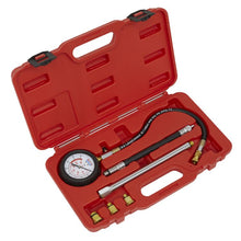 Load image into Gallery viewer, Sealey Petrol Engine Compression Tester Deluxe Kit 6pc
