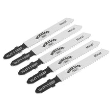 Load image into Gallery viewer, Sealey Jigsaw Blade 55mm - Metal 12tpi - Pack of 5 (WJT118BF)
